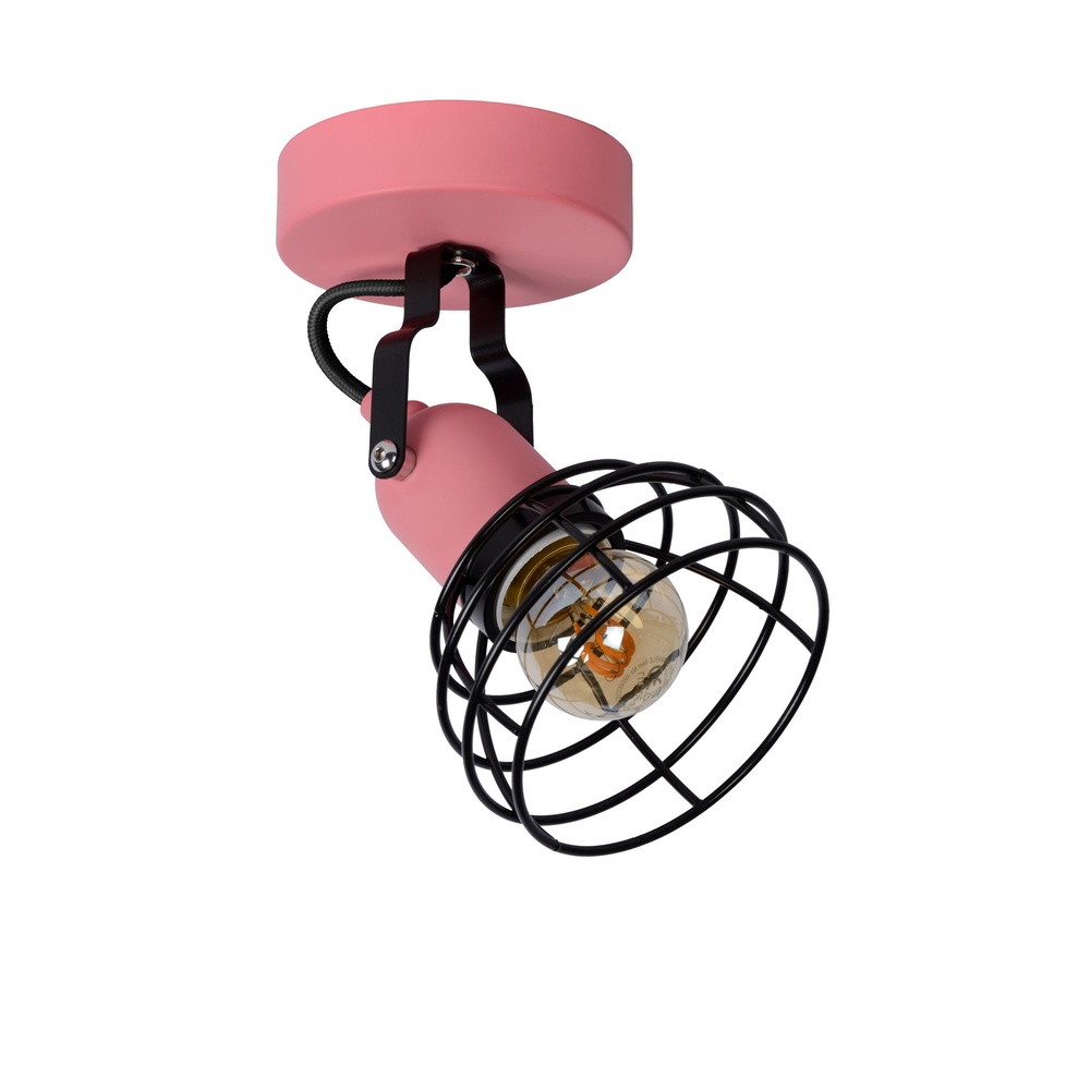 Lucide PlafondlampPola roze - 08927/01/66